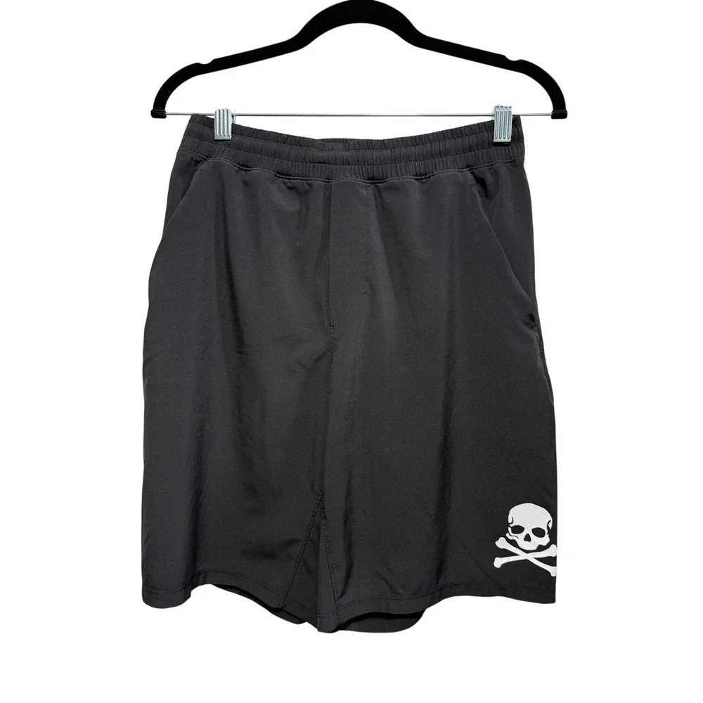 Lululemon Pace Breaker Linerless Shorts Men's‎ S Black Skull Unlined Athleisure